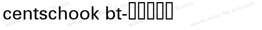 centschook bt字体转换